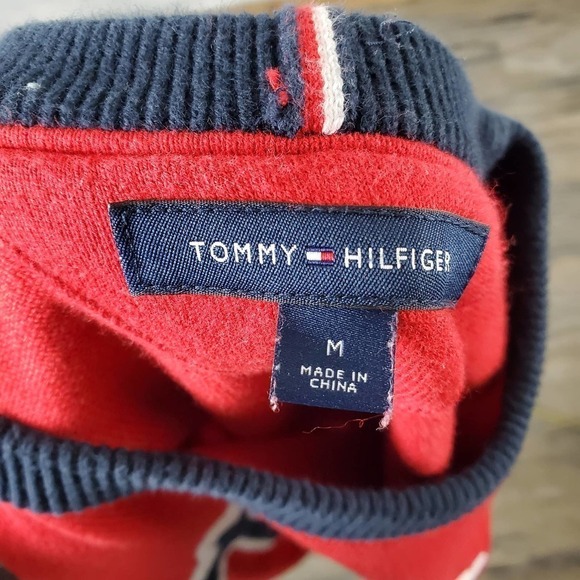 Tommy Hilfiger Blue Red Long Sleeves Pullover Lounge Sweater Lot of 3 - Picture 14 of 15